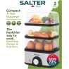 Salter EK5885VDE Compact 3-Tier Steamer