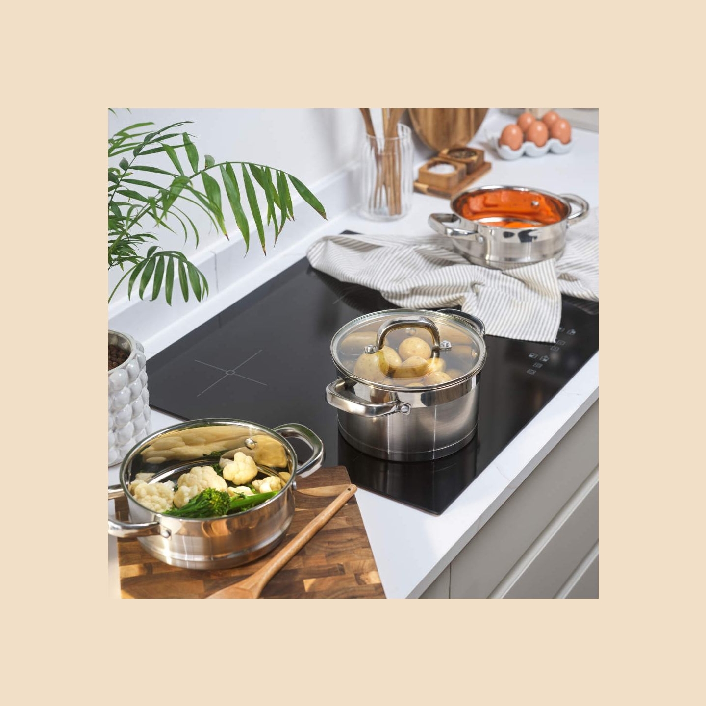 Salter BW13906 Timeless 18 cm 3-Tier Steamer