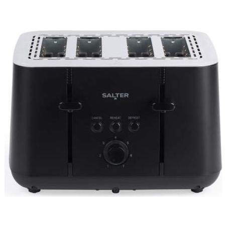 Salter EK5565MBLKFVDE Kuro 4-Slice Toaster