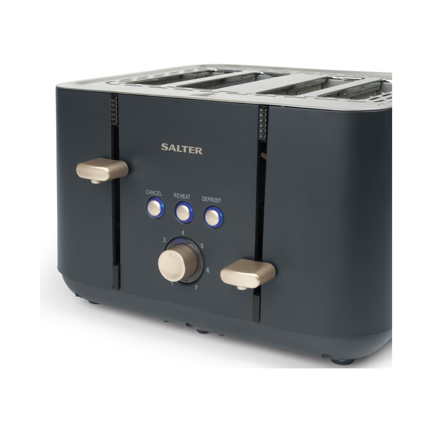 Salter EK5565BGRYFVDE Marino 4-Slice Toaster