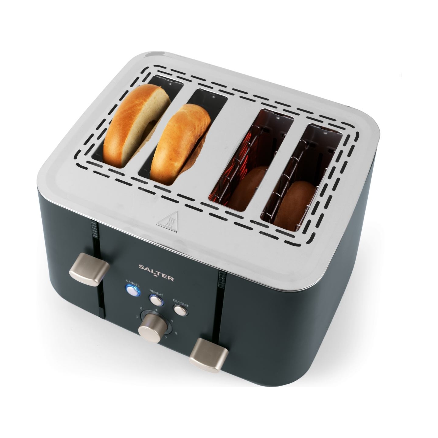Salter EK5565BGRYFVDE Marino 4-Slice Toaster