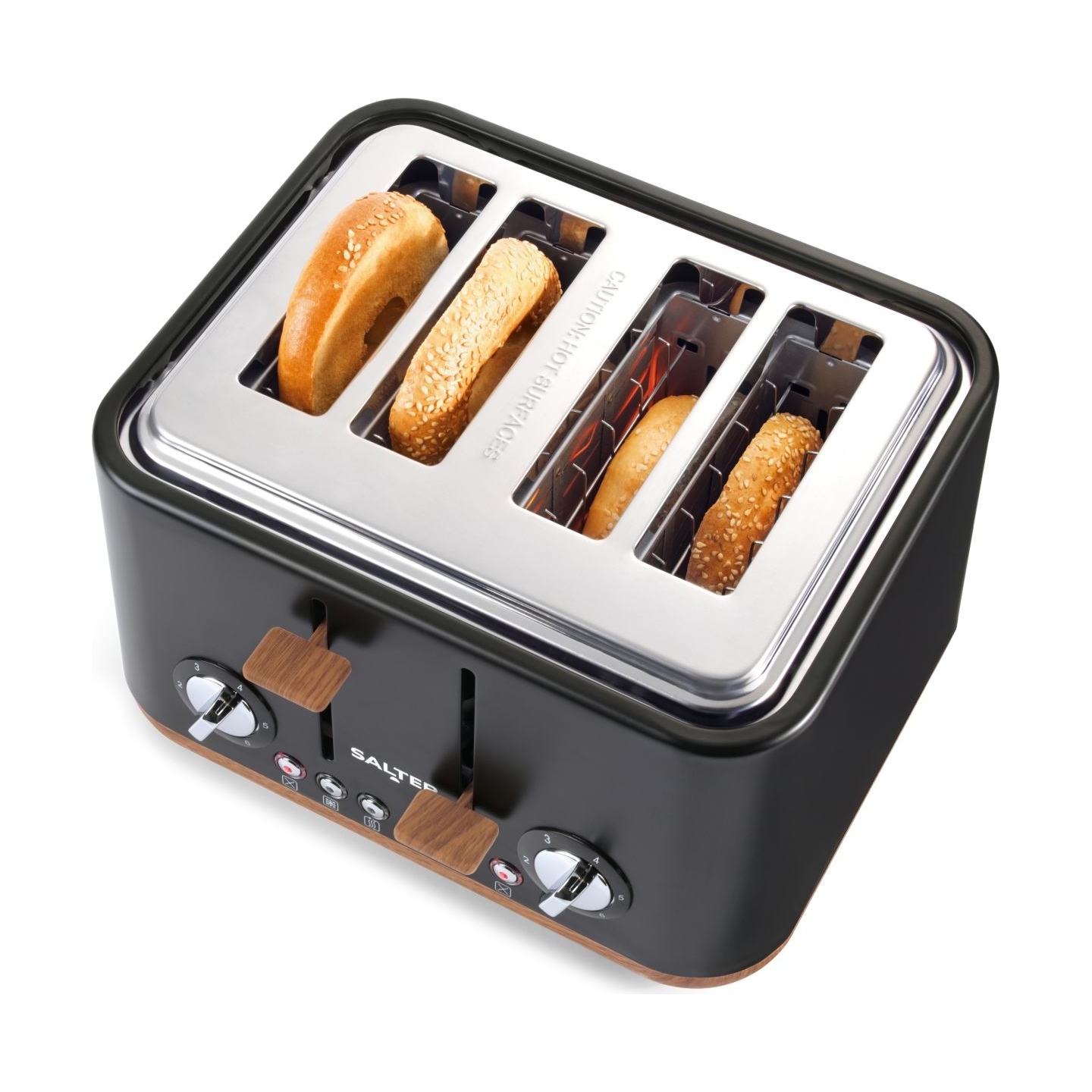 Salter EK5823BLKVDE Toronto  4-Slice Toaster