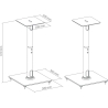Sbox SB-76M Speaker Floor Mount