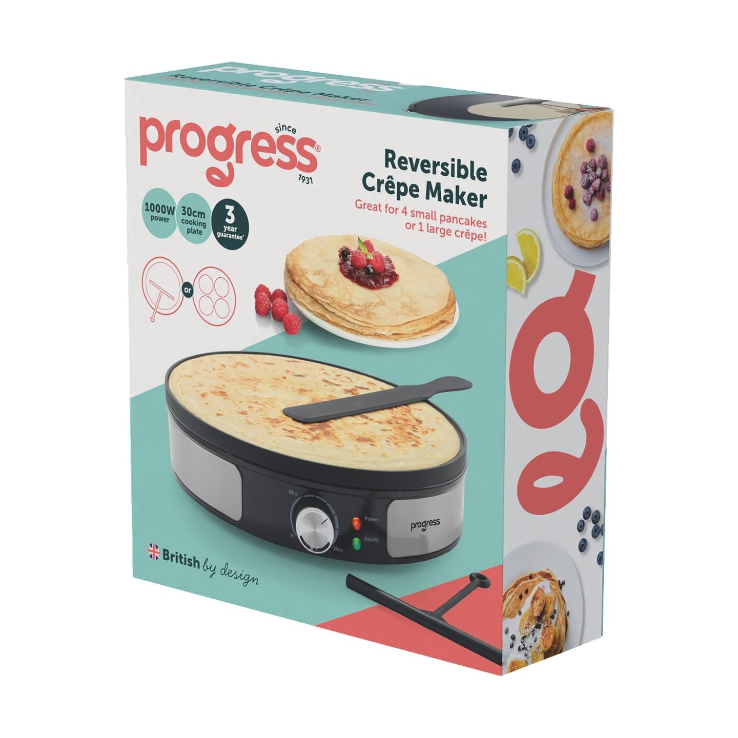 Progress EK6696PVDE Reversible Crepe Maker