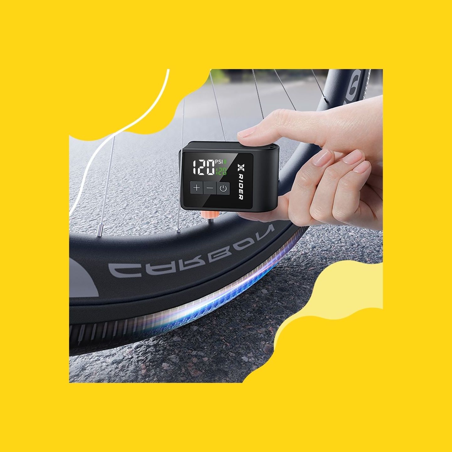 Xrider XR00MAP01 Electric Bicycle Pump