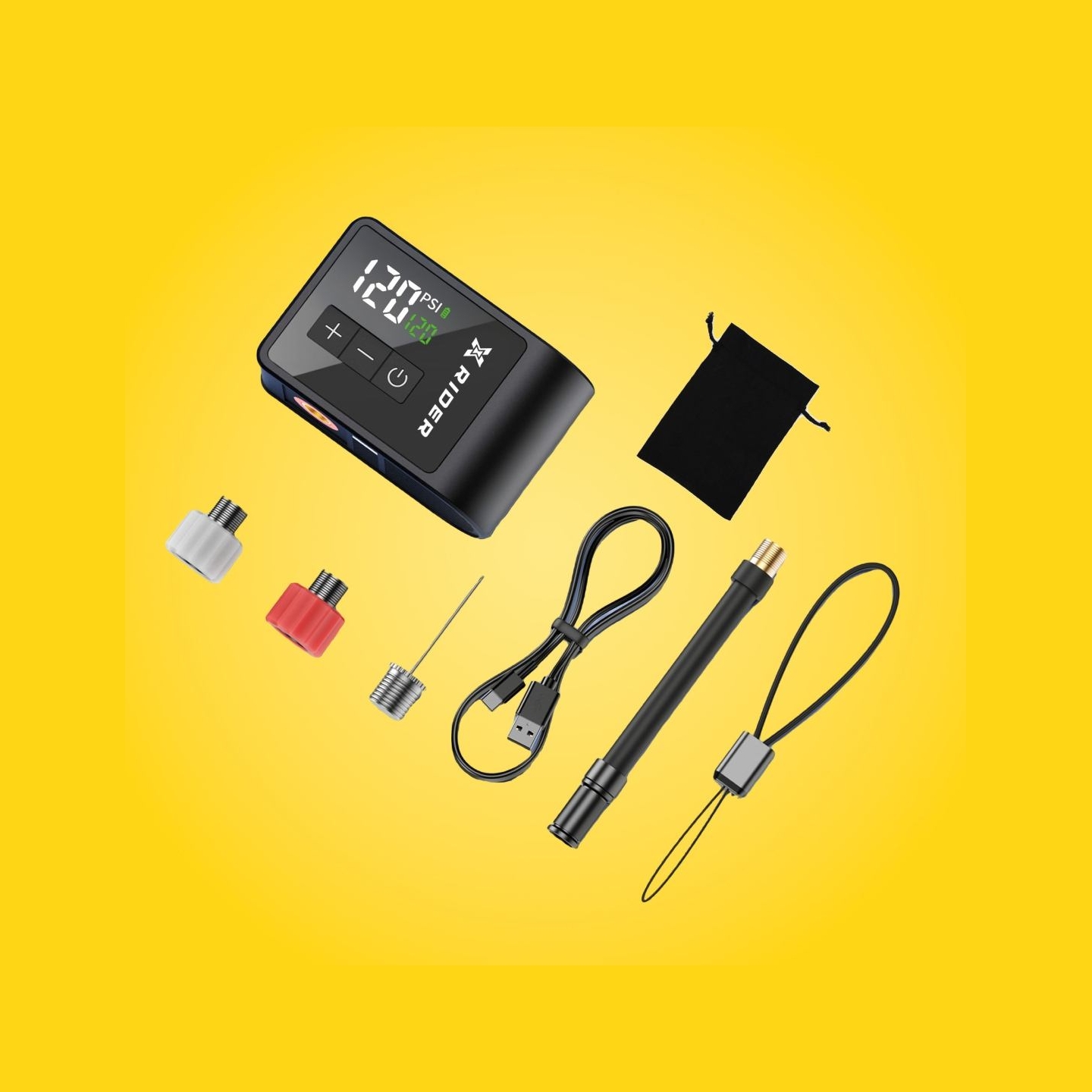 Xrider XR00MAP01 Electric Bicycle Pump
