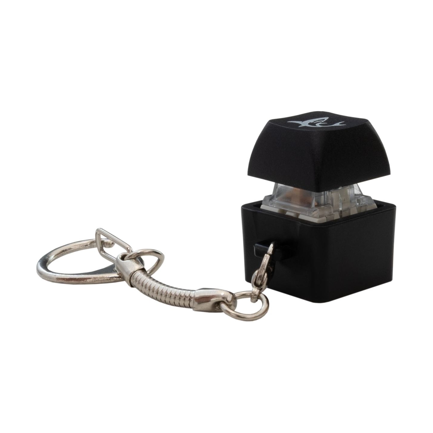 White Shark KEYCHAIN Promo Black Mechanical Switches