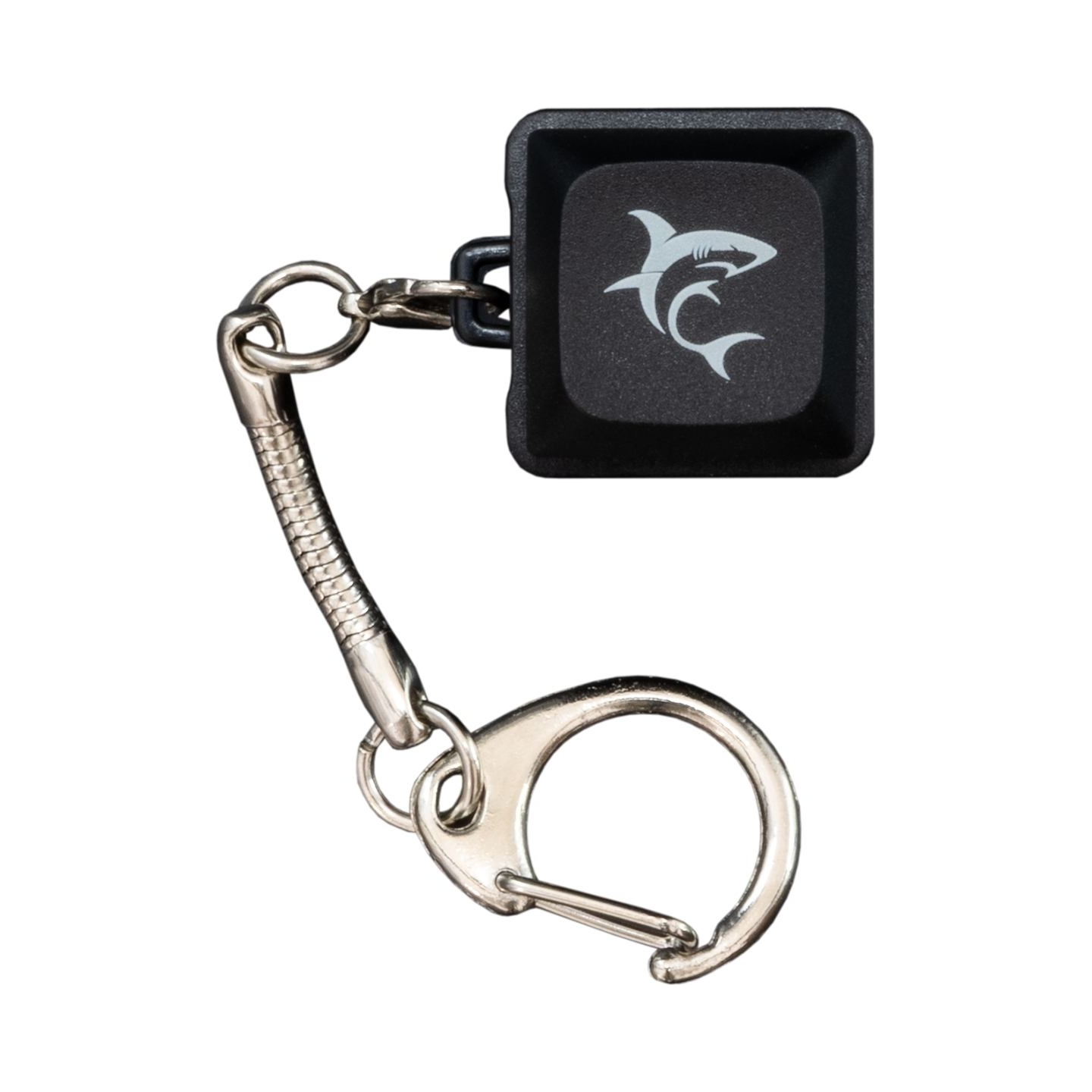 White Shark KEYCHAIN Promo Black Mechanical Switches