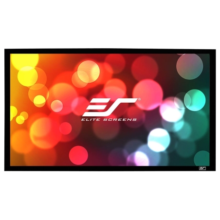 Elite Screens | SableFrame Series | ER100WH1 | Diagonal 100 " | 16:9 | Viewable screen width (W) 221 cm | Black