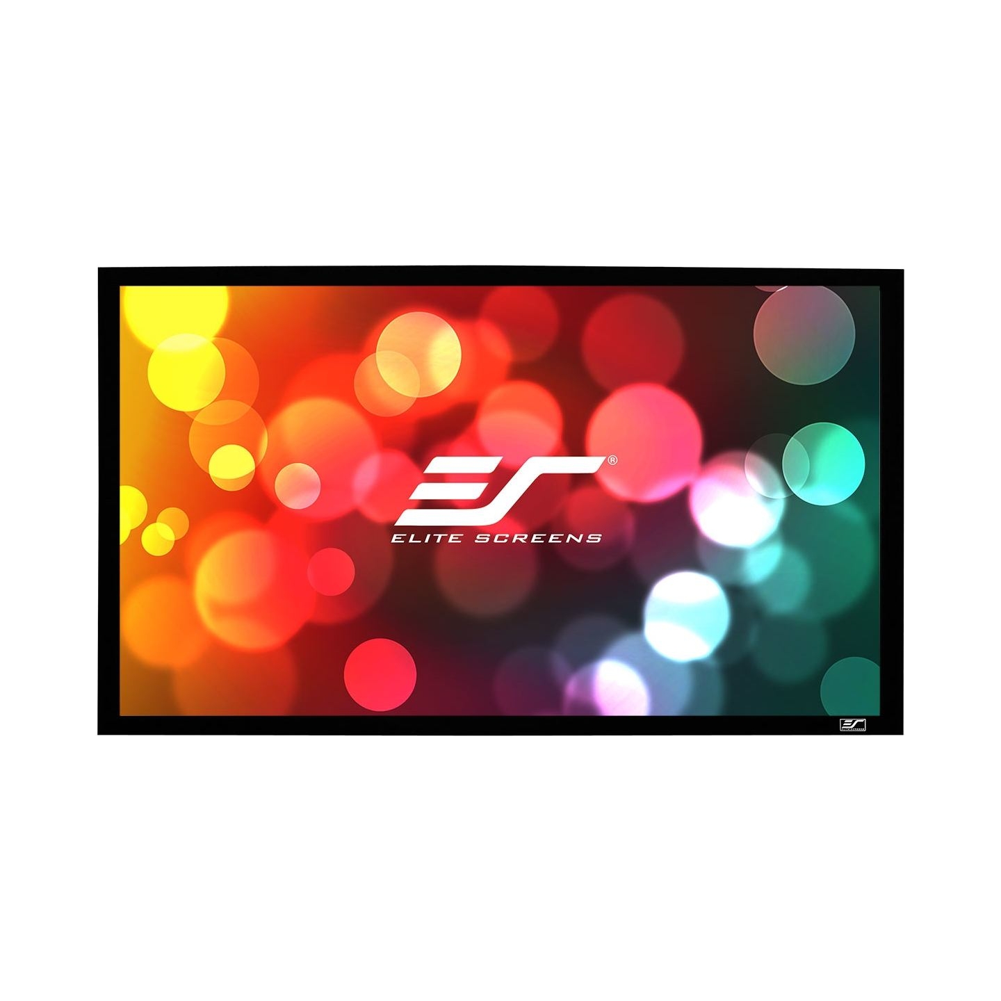Elite Screens | SableFrame Series | ER100WH1 | Diagonal 100 " | 16:9 | Viewable screen width (W) 221 cm | Black