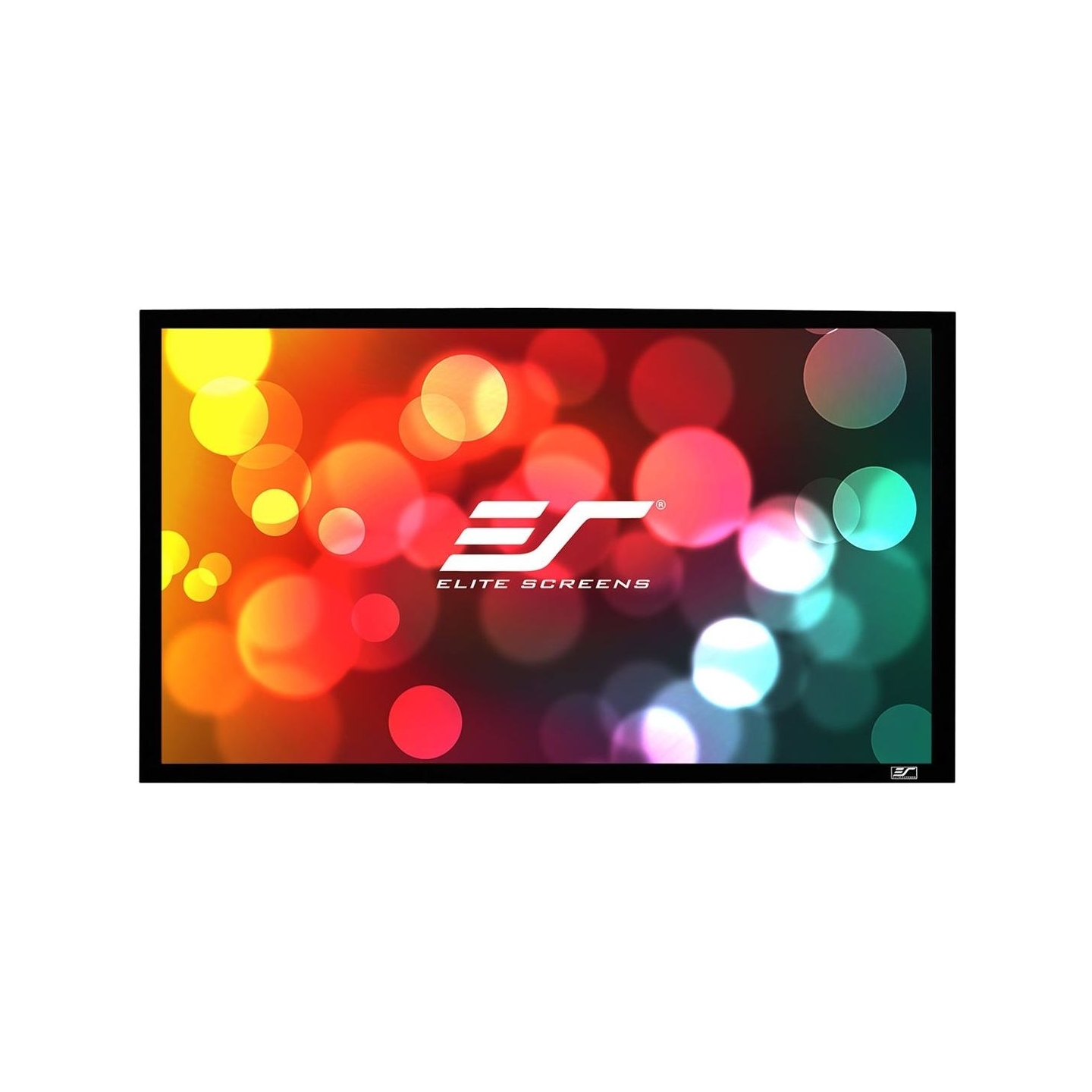 Elite Screens | SableFrame Series | ER100WH1 | Diagonal 100 " | 16:9 | Viewable screen width (W) 221 cm | Black