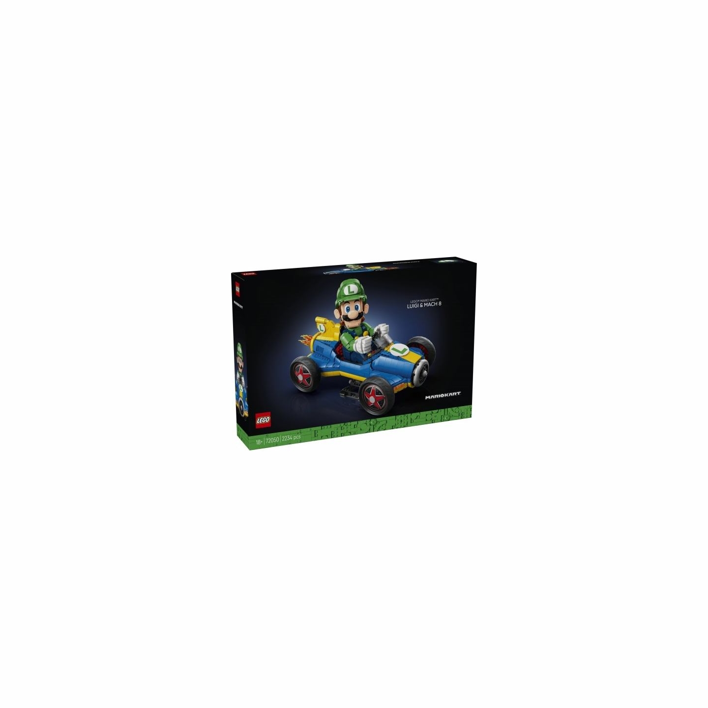 Lego Super Mario 72050 Mario Kart - Luigi i Mach 8 Blocks