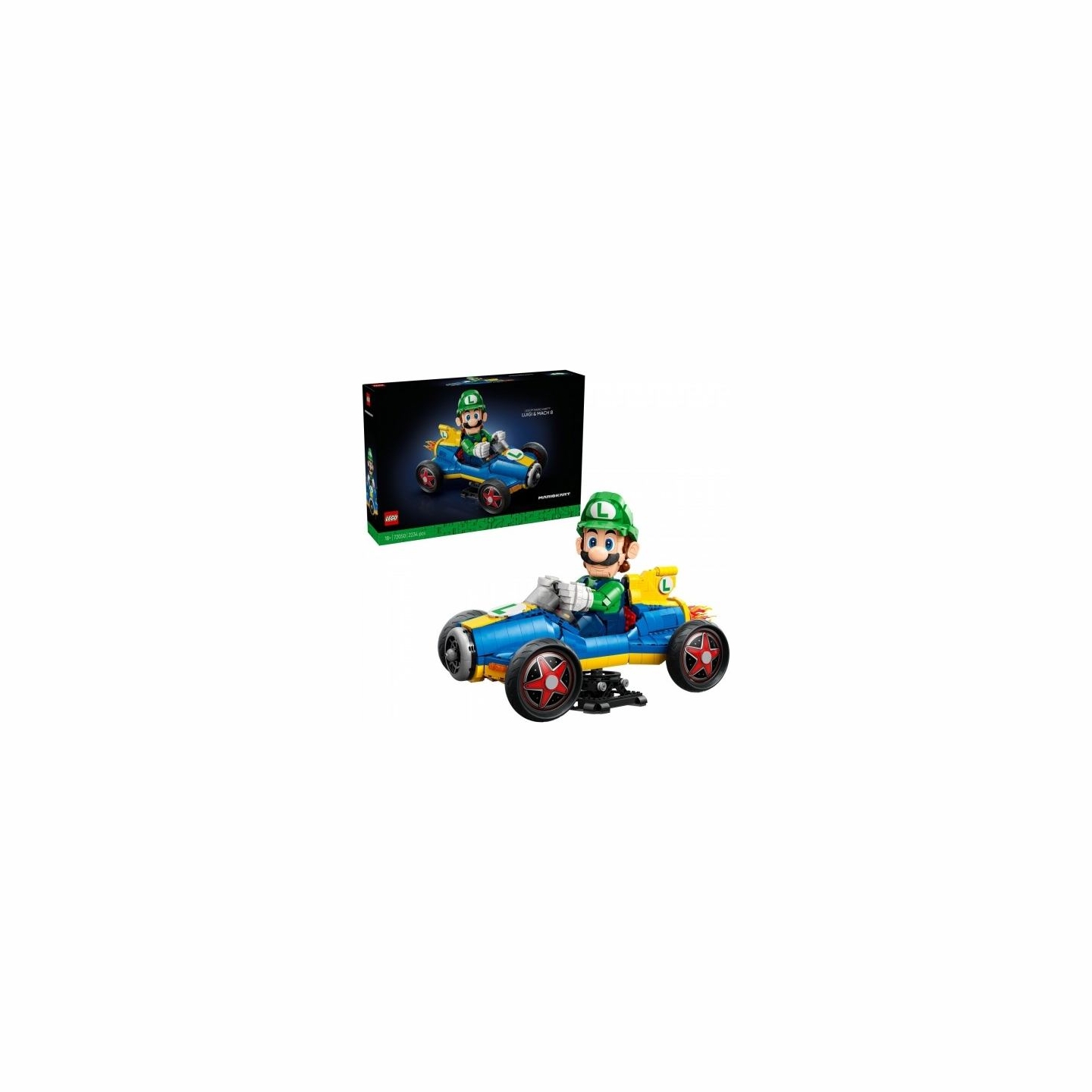 Lego Super Mario 72050 Mario Kart - Luigi i Mach 8 Blocks