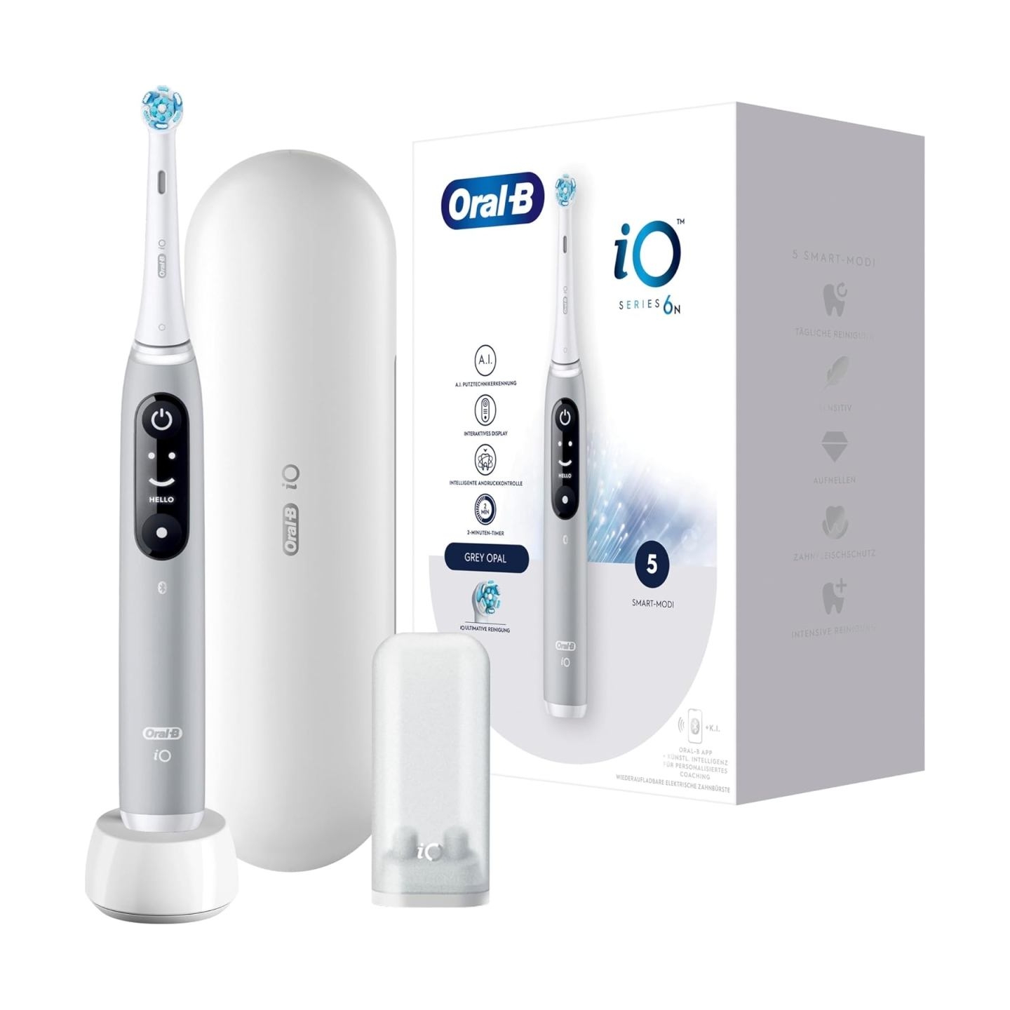 Oral-B Electric Toothbrush | iO6s | Rechargeable | For adults | Number of brush heads included 2 | Number of teeth brushing mode