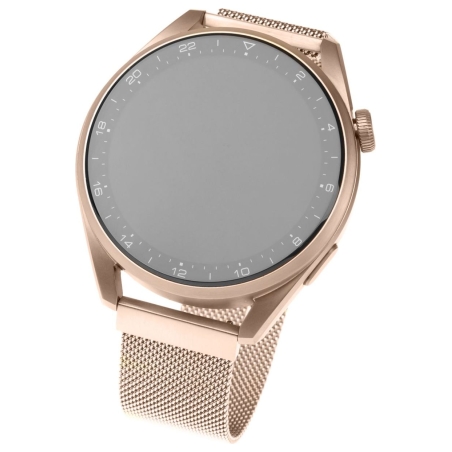 Fixed | Mesh Strap with Quick Release 20mm for Smartwatch | Rose gold