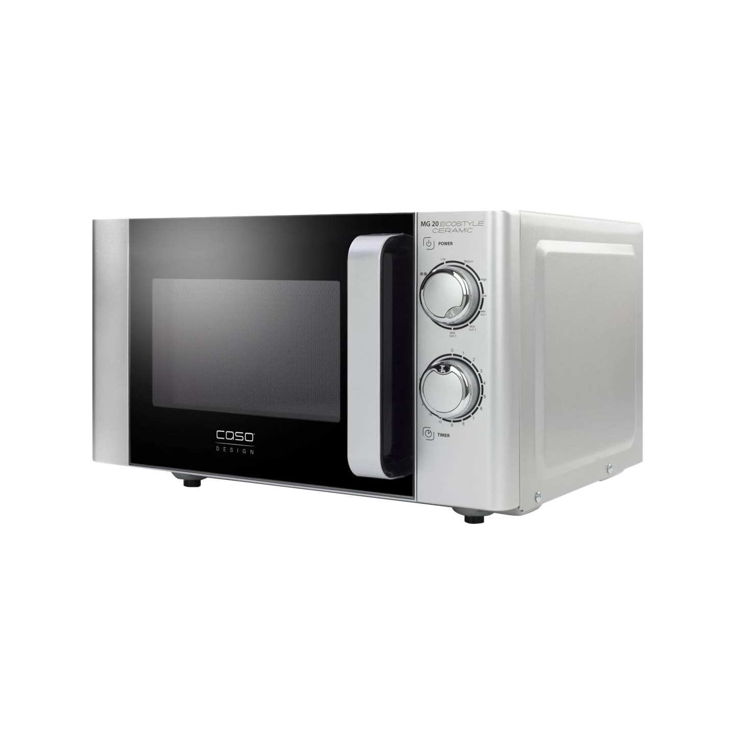 Caso | Ecostyle Ceramic | 03316 | Free standing | 700 W | Grill | Silver