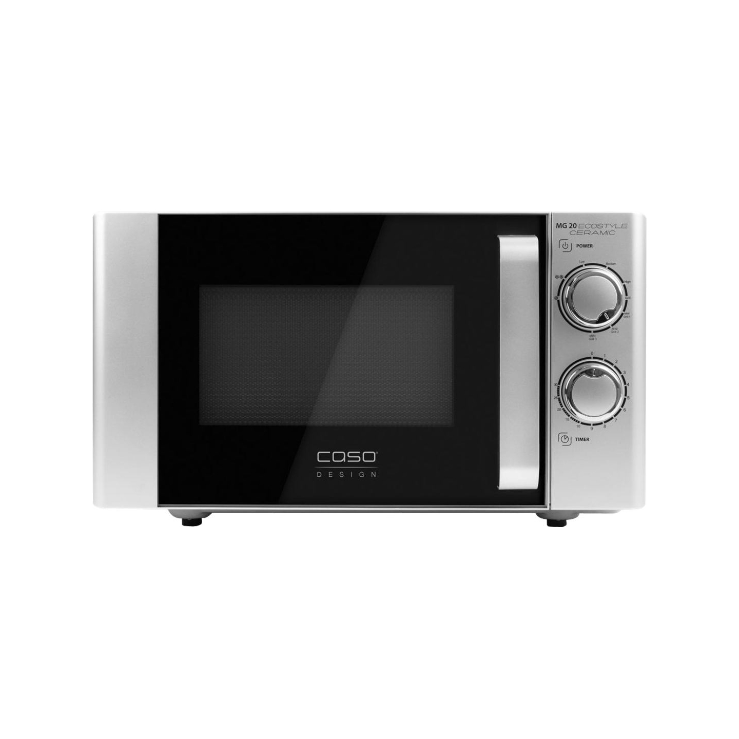 Caso | Ecostyle Ceramic | 03316 | Free standing | 700 W | Grill | Silver