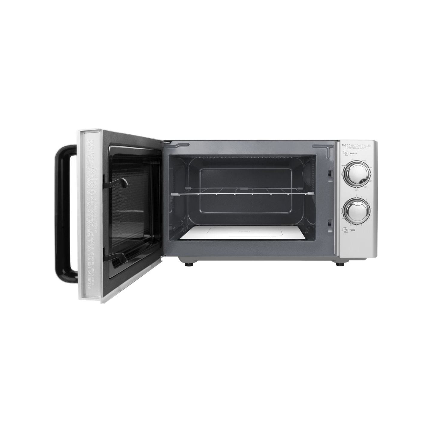 Caso | Ecostyle Ceramic | 03316 | Free standing | 700 W | Grill | Silver