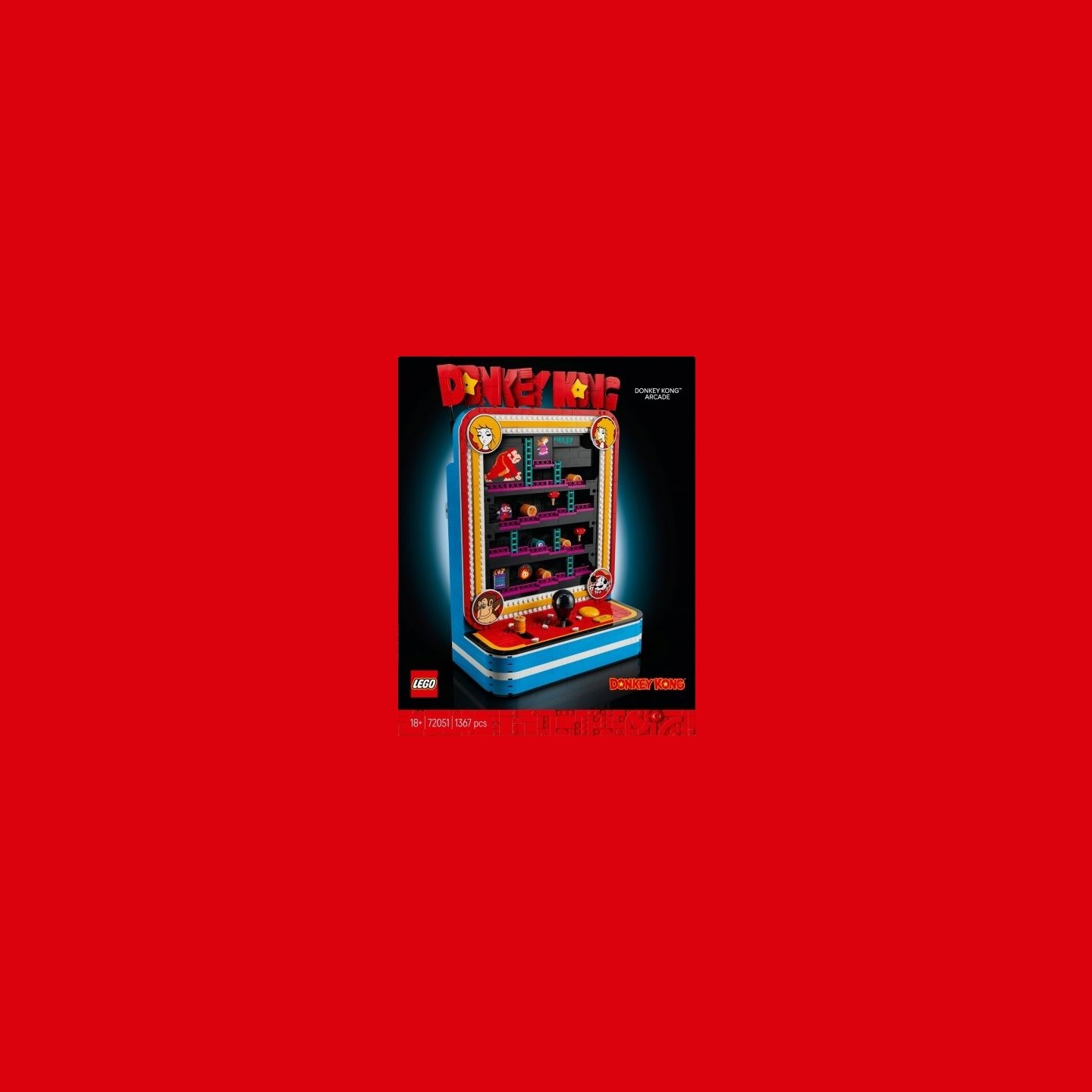 Lego Bricks Super Mario 72051 Donkey Kong Arcade Machine
