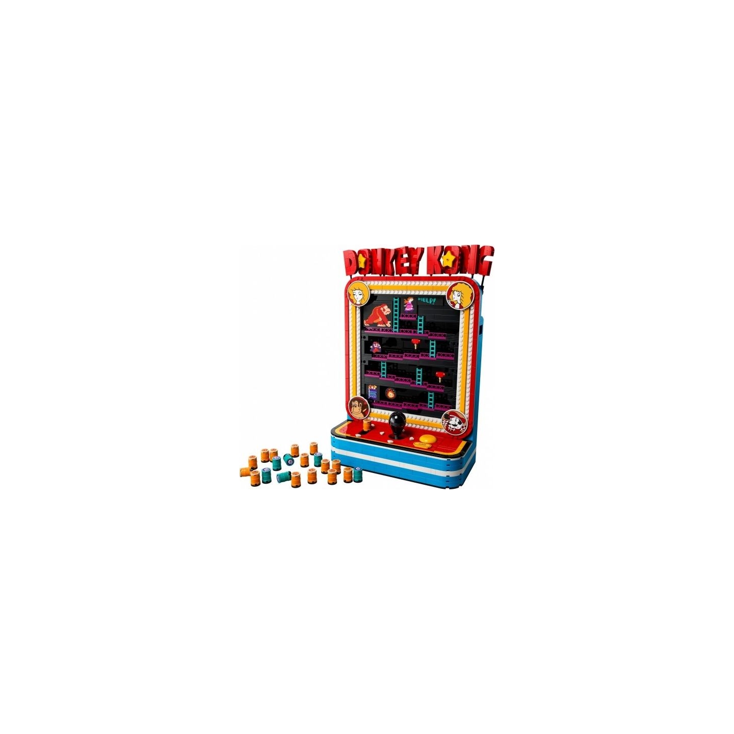 Lego Bricks Super Mario 72051 Donkey Kong Arcade Machine