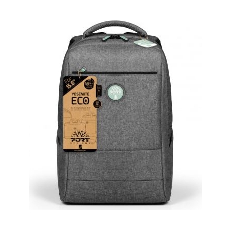 Port Designs | Laptop Backpack | YOSEMITE Eco XL | Backpack | Shoulder strap | Grey