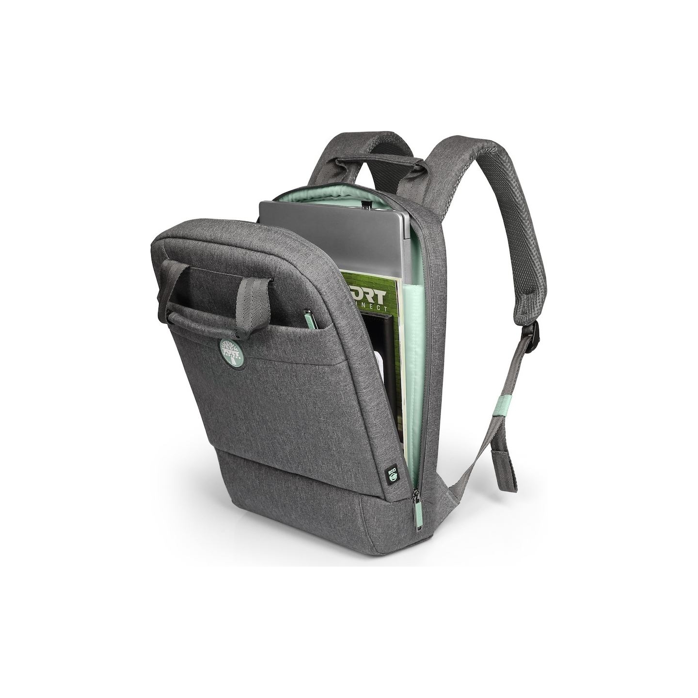 Port Designs | Laptop Backpack | YOSEMITE Eco | Backpack | Shoulder strap | Grey