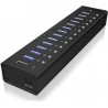 Icybox IB-AC6113 active HUB/Aluminium