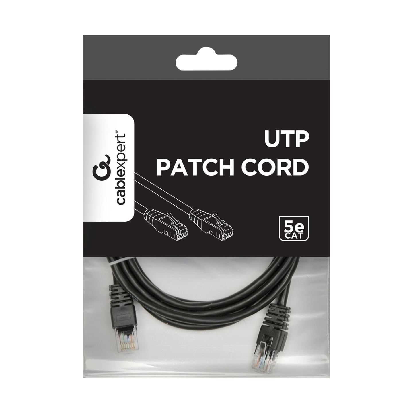 Cablexpert | PP12-2M cable | Black RJ-45 | RJ-45