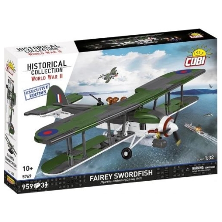 Cobi Klocki Blocks Fairey Swordfish Executive Edition 959 pieces