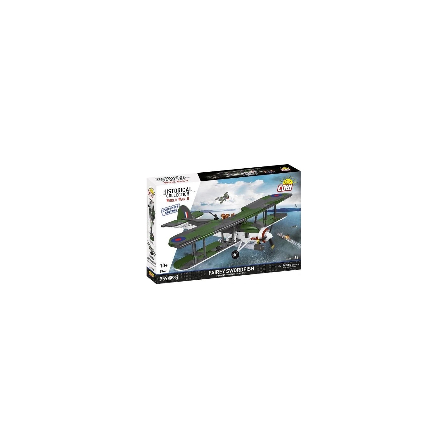 Cobi Klocki Blocks Fairey Swordfish Executive Edition 959 pieces