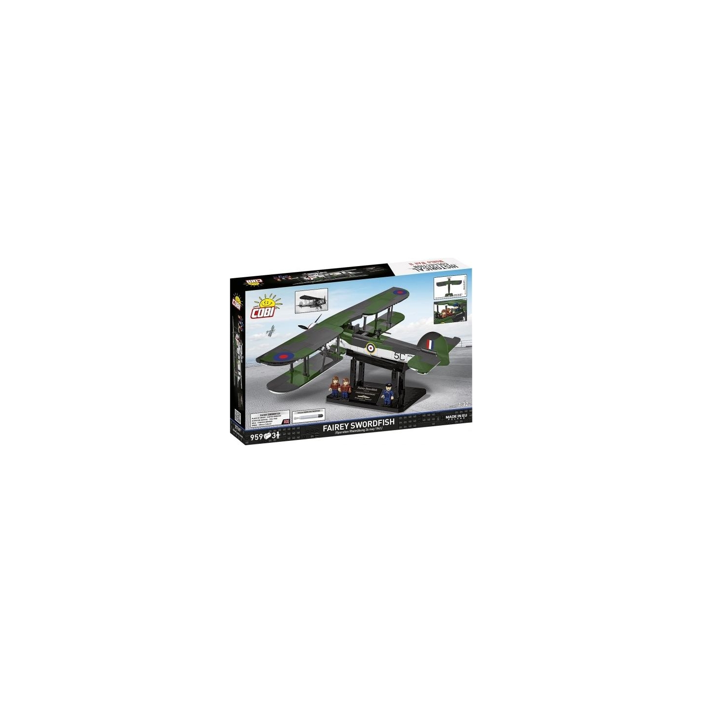 Cobi Klocki Blocks Fairey Swordfish Executive Edition 959 pieces