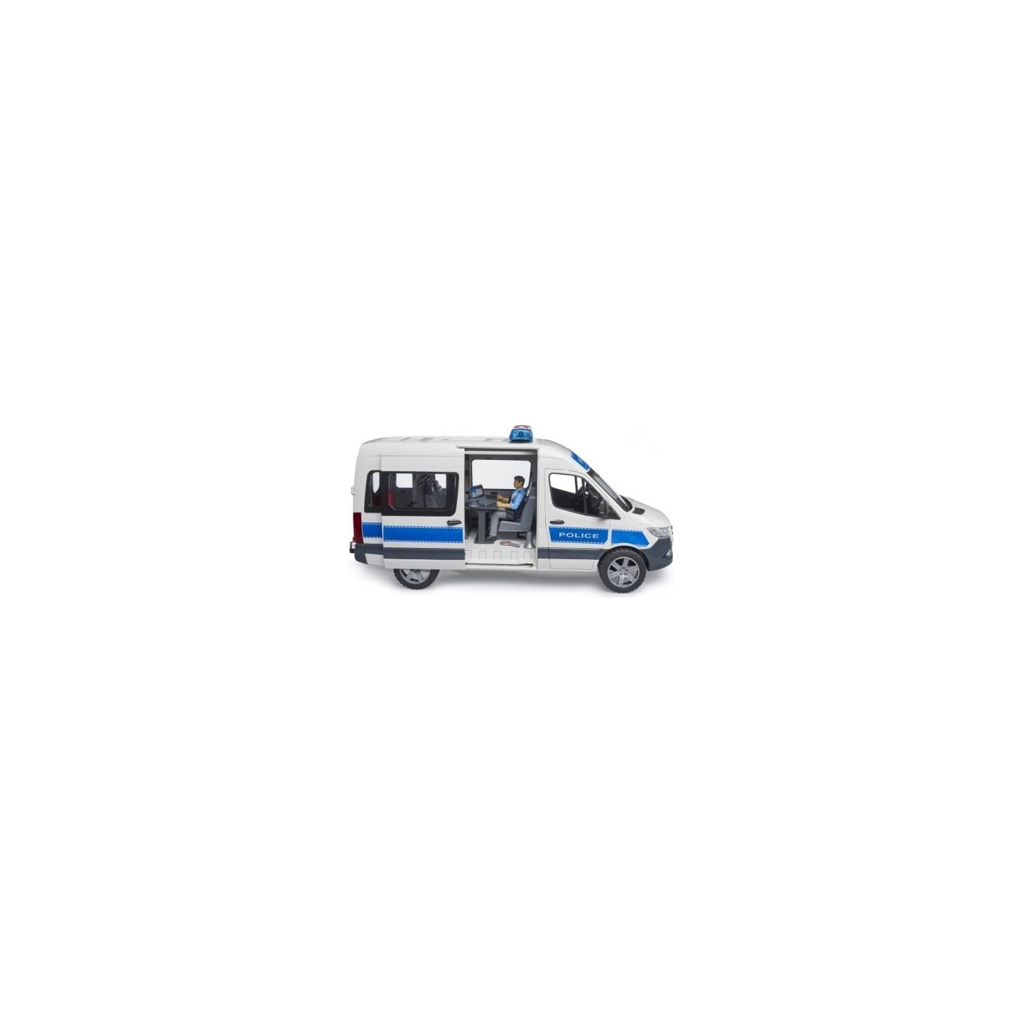 Bruder Mercedes-Benz Police Sprinter set with a figure and a light/sound module