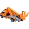 Bruder A Mercedes Benz Sprinter vehicle with a basket lift