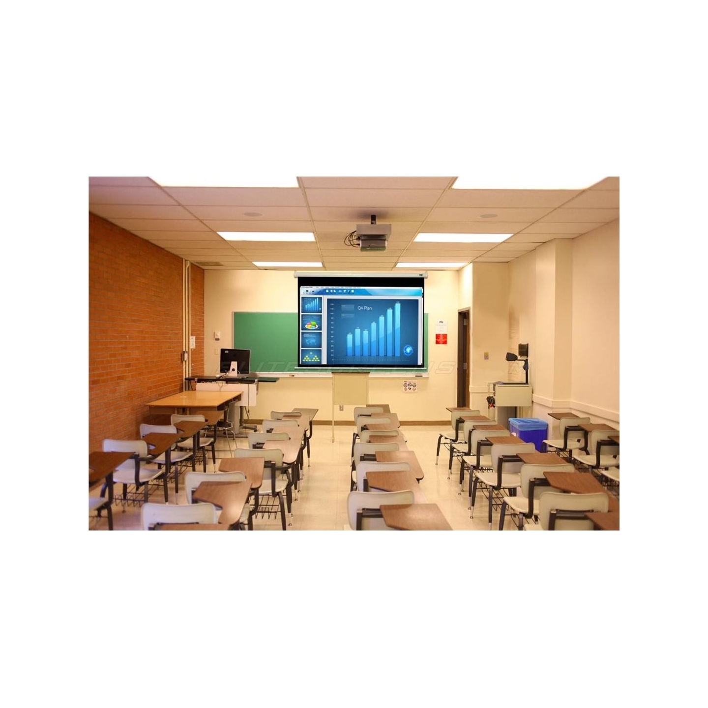 Elite Screens | Manual Series | M113NWS1 | Diagonal 113 " | 1:1 | Viewable screen width (W) 203 cm | White
