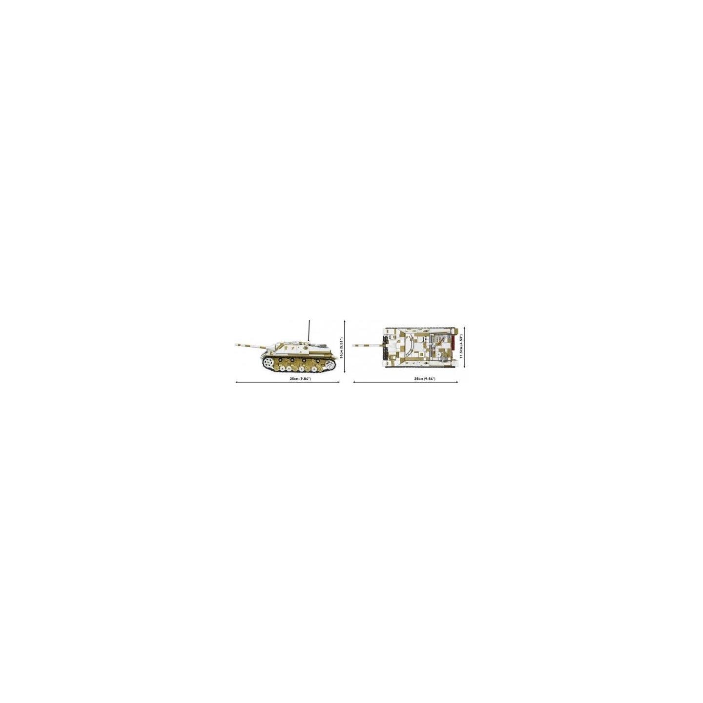 Cobi Klocki Blocks Jagdpanzer IV/70 (V) (Sd.Kfz.162/1) 1024 pcs.
