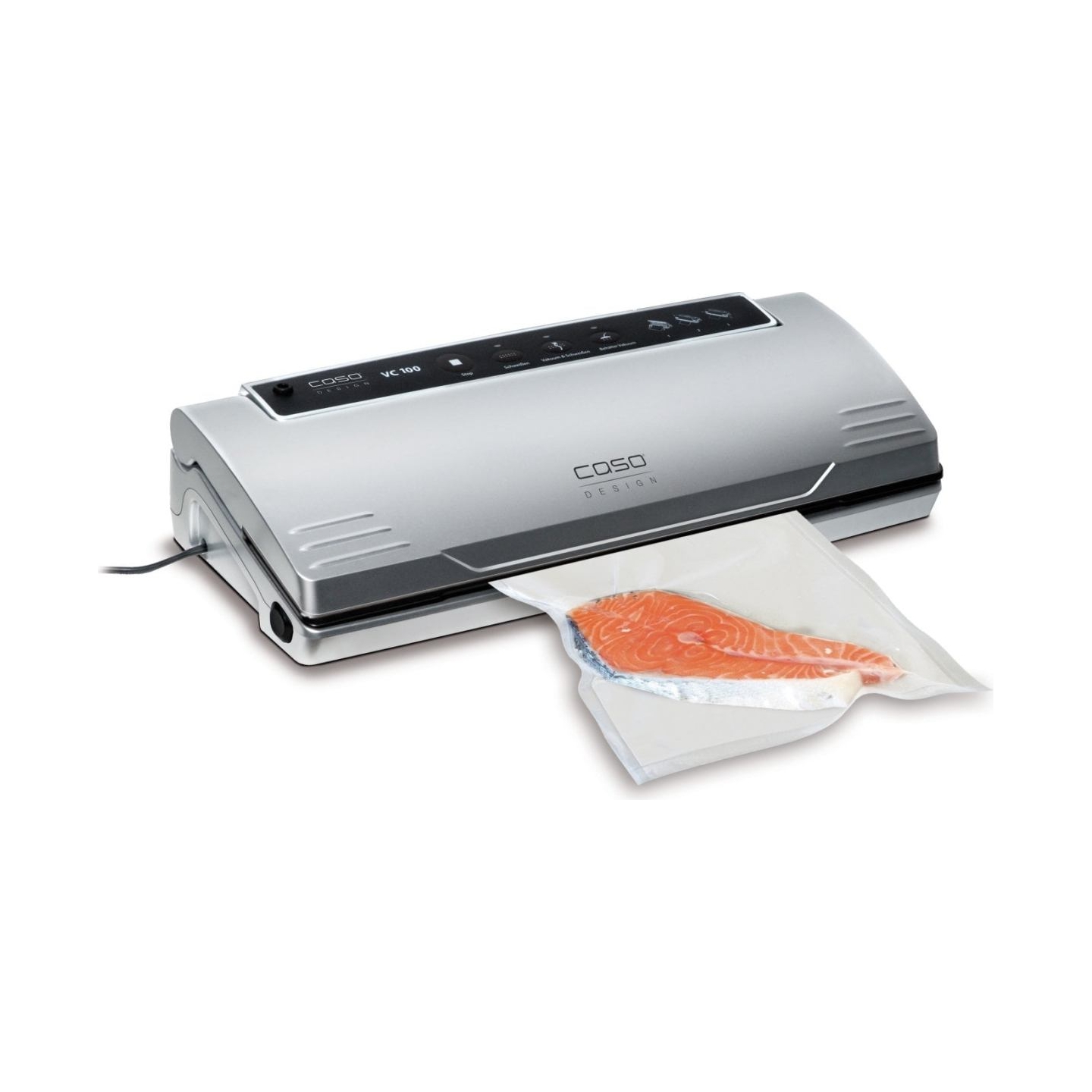 Caso | Bar Vacuum sealer | VC 100 | Power 120 W | Temperature control | Silver