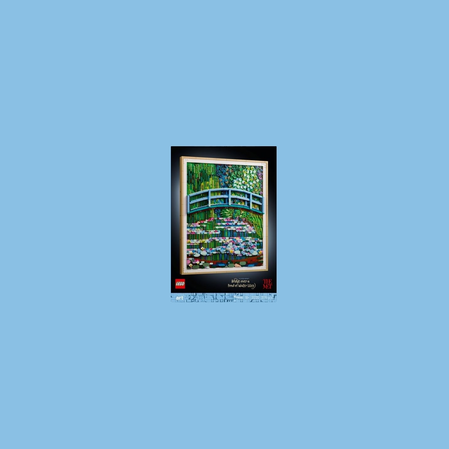 Lego ART 31220 Claude Monet - Bridge over a Pond of Water Lili