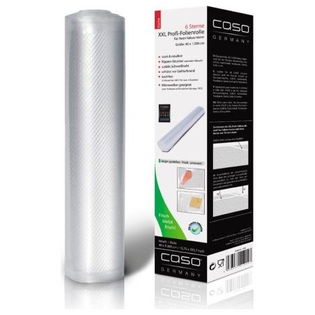 Caso | XXL profi foil roll | 01224 | 1 unit | Dimensions (W x L) 40 x 1000 cm | Ribbed
