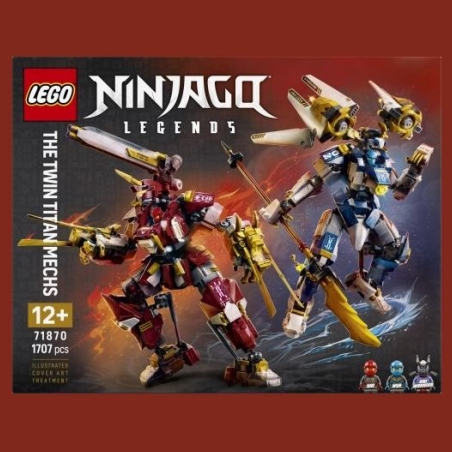 Lego Ninjago 71870 The Twin Titan Mechs Blocks