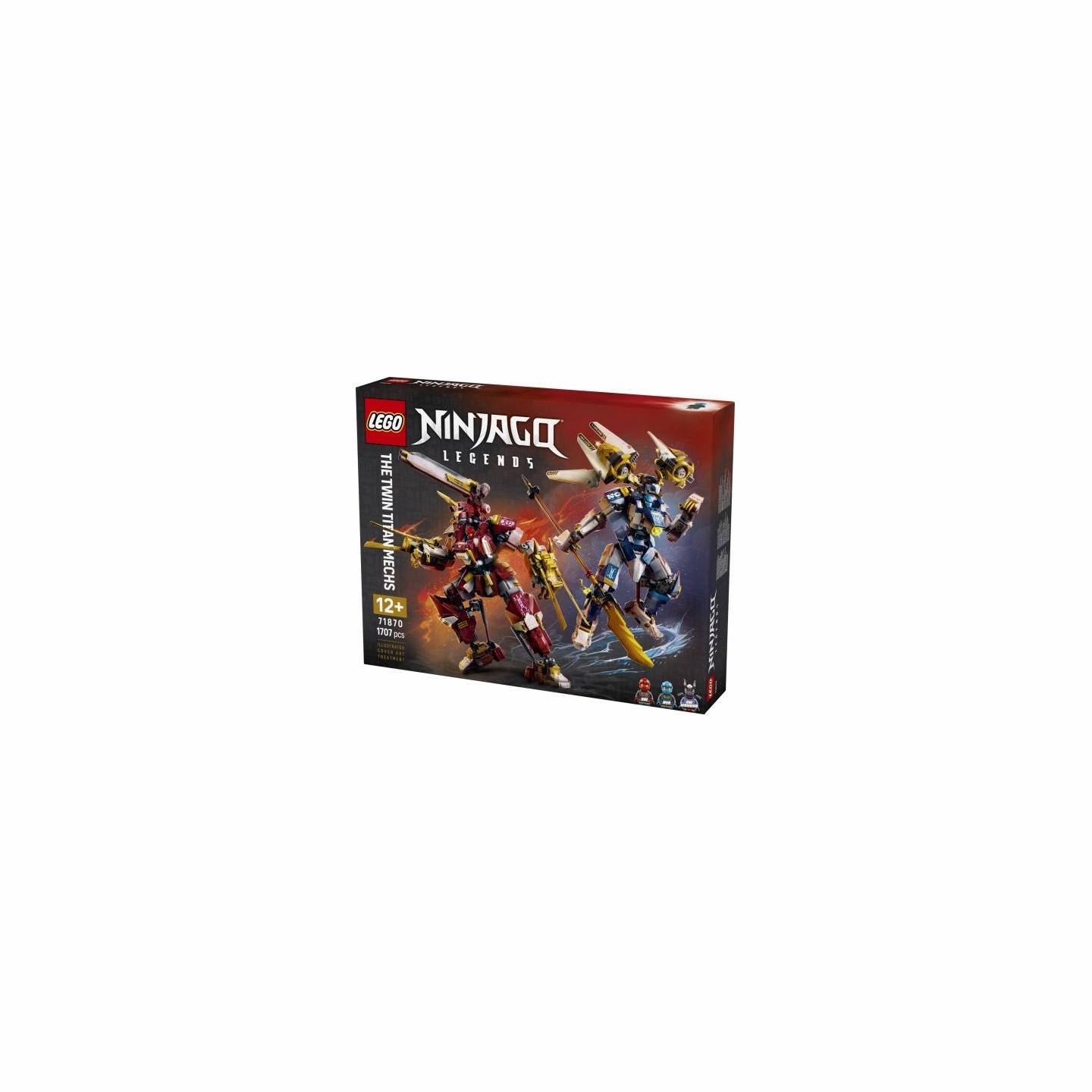 Lego Ninjago 71870 The Twin Titan Mechs Blocks