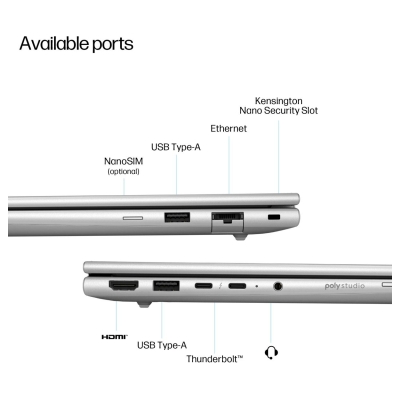 HP EliteBook 6 G1i 14 - Ultra 5 225U, 24GB, 512GB SSD, 14 WUXGA Privacy AG, WWAN-ready, 5MP IR cam, Smartcard, FPR, US backlit k