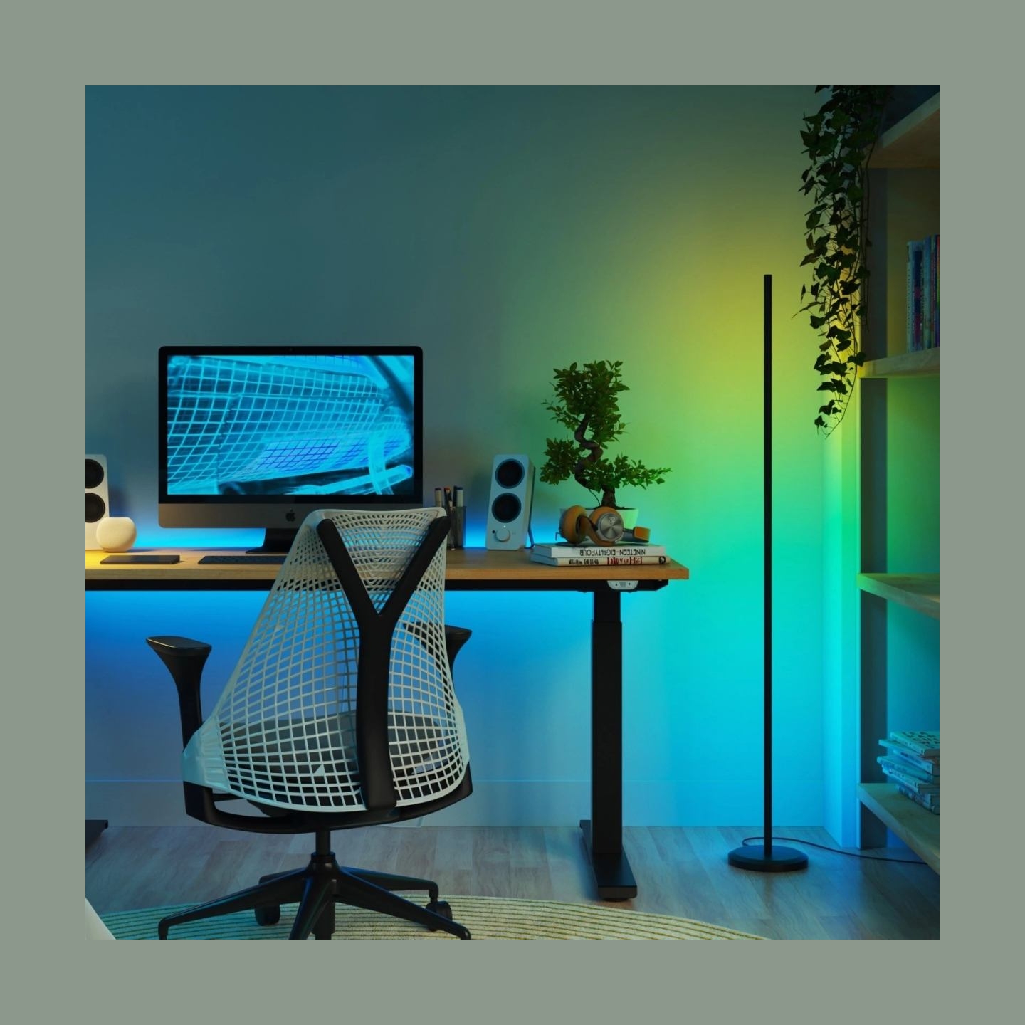 Nanoleaf Floor Lamp Smart Matter WiFi | 22 W | RGBW
