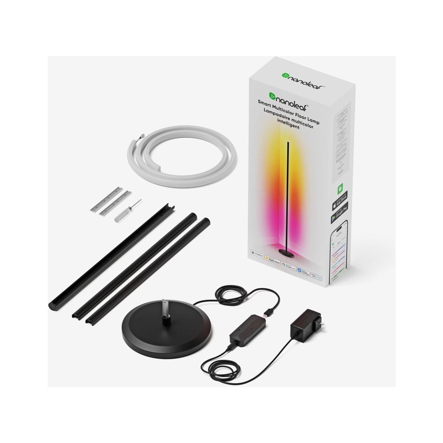 Nanoleaf Floor Lamp Smart Matter WiFi | 22 W | RGBW