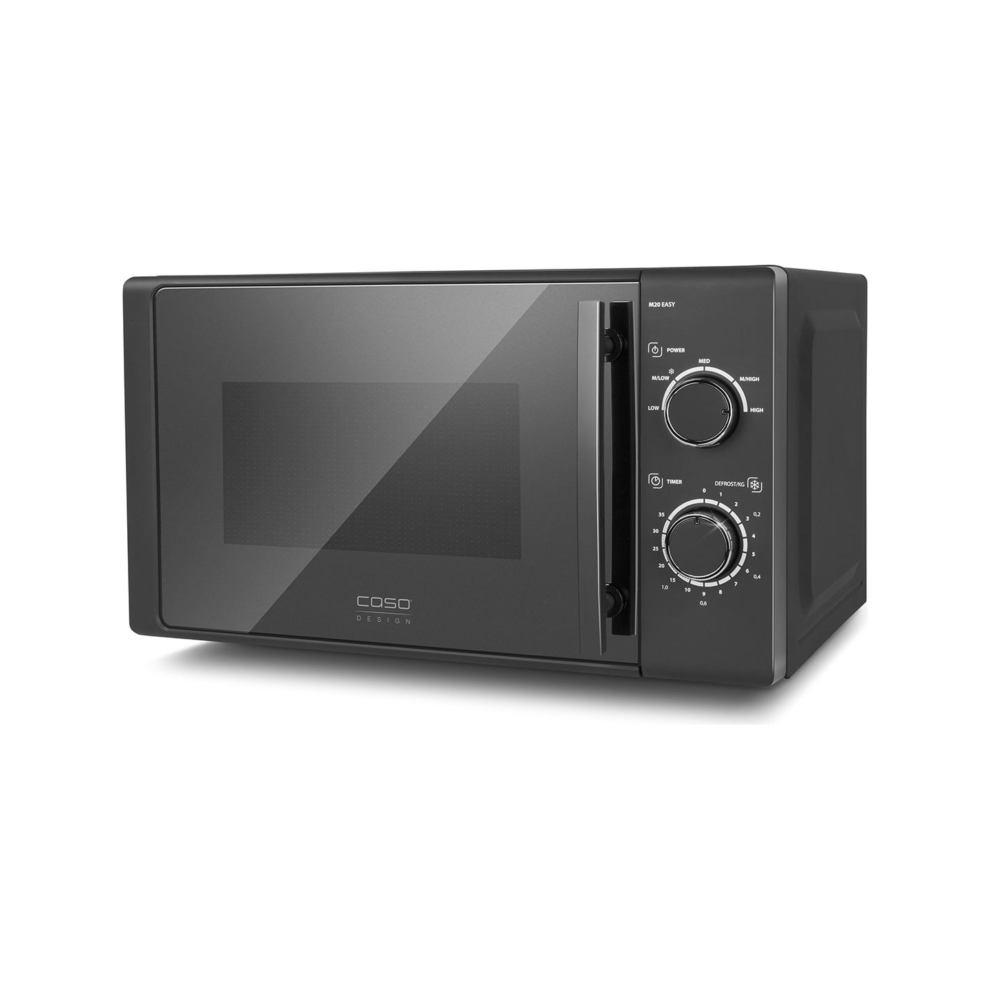 Caso | Microwave oven | M20 EASY | Free standing | 20 L | 700 W | Silver