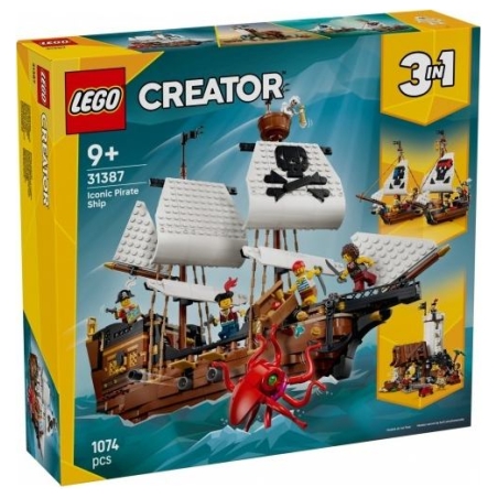 Lego Blocks 31387 Iconic Pirate Ship