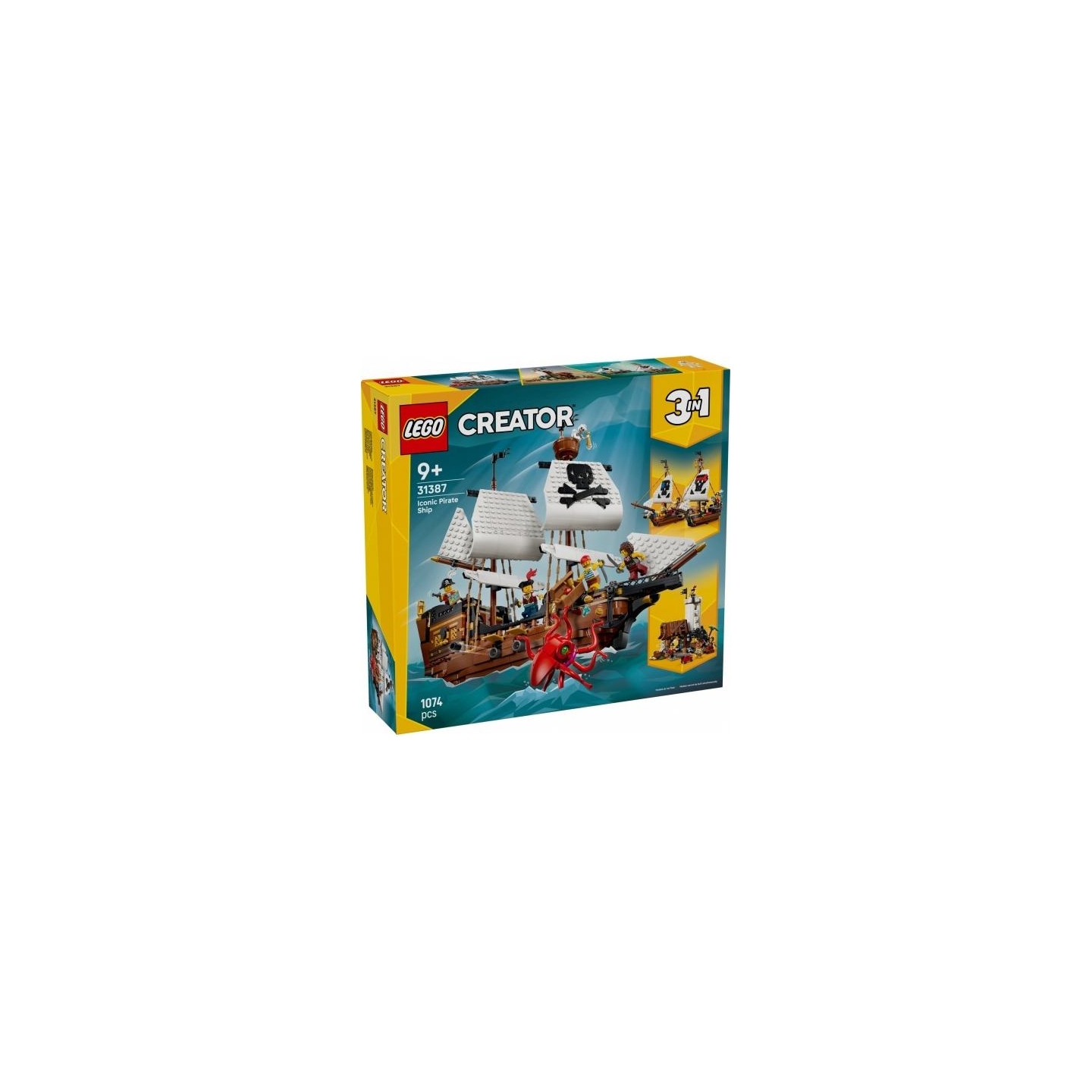 Lego Blocks 31387 Iconic Pirate Ship