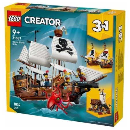 Lego Blocks 31387 Iconic Pirate Ship