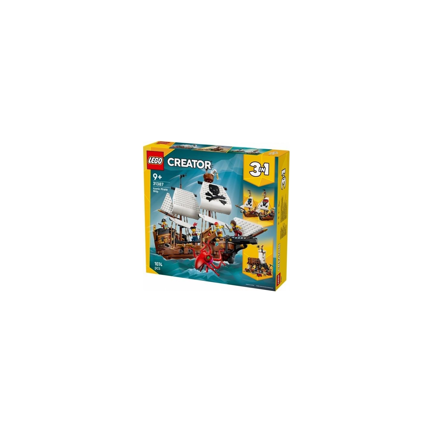 Lego Blocks 31387 Iconic Pirate Ship