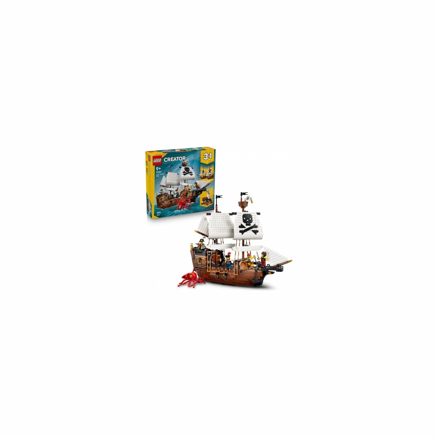 Lego Blocks 31387 Iconic Pirate Ship