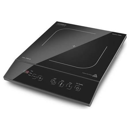 Caso | Free standing table hob | 02230 | Number of burners/cooking zones 1 | Sensor touch control | Induction | Black